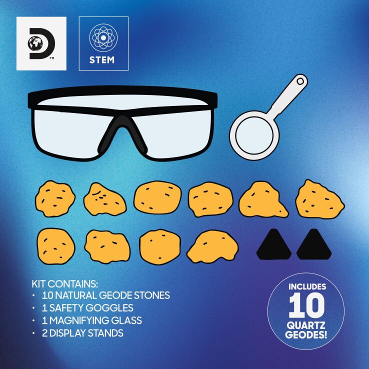ThreeSixty Diy Kit Ανασκαφή Κρυστάλλων 14Τμχ (1423005761) (4)