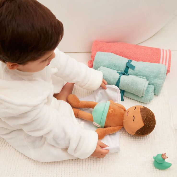 Lullababy Λούτρινη Κούκλα Boy Bath Time With Accessories (LBY7266Z) (3)