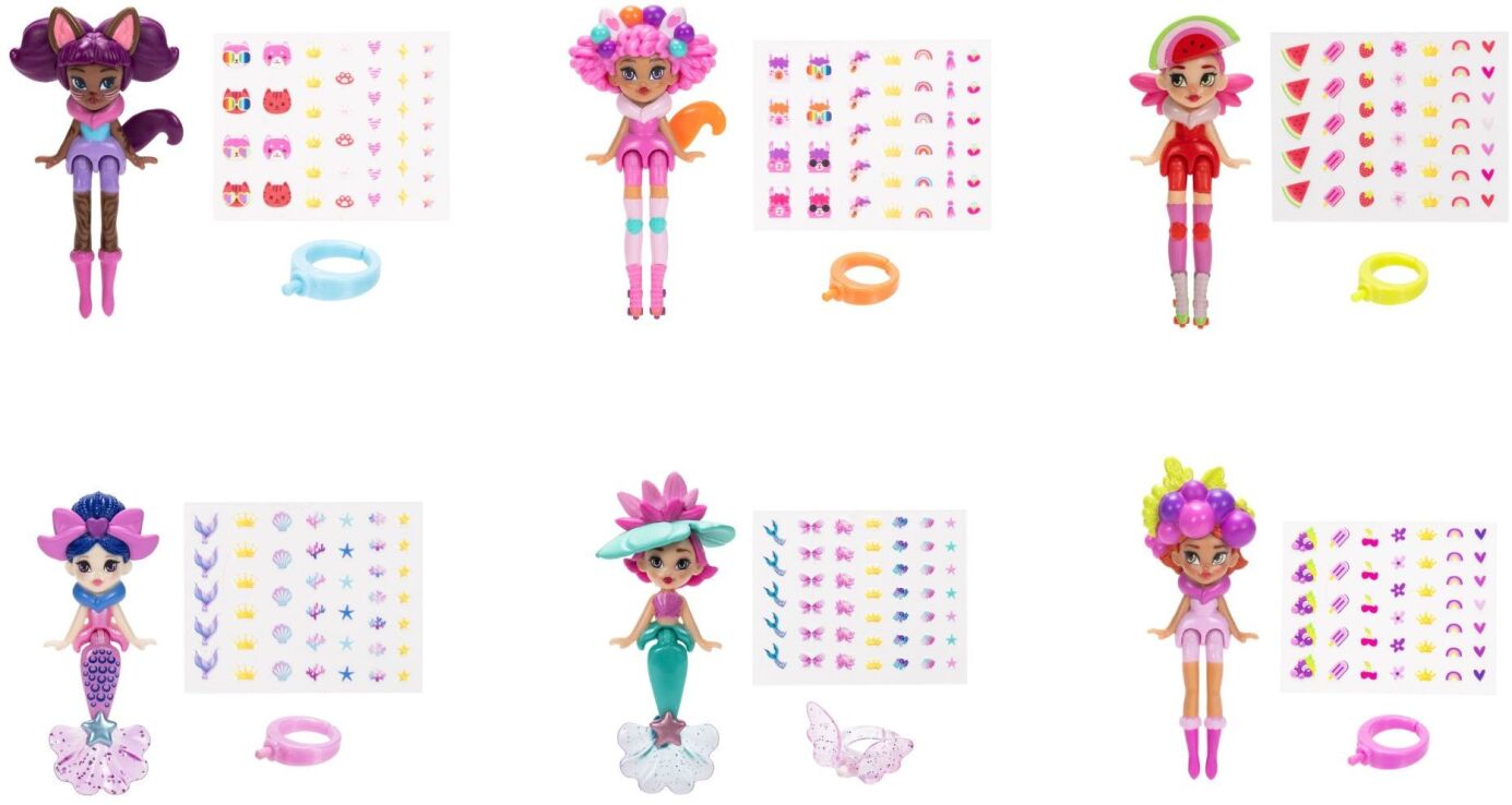 Jakks Pacific Queens Κούκλα Wild & Αξεσουάρ-6 Σχέδια (10392J) (3)