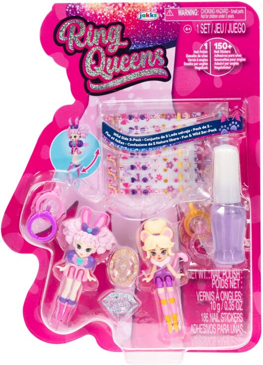Jakks Pacific Queens Κούκλα Wild & Αξεσουάρ 2 Pack (10399J) (1)