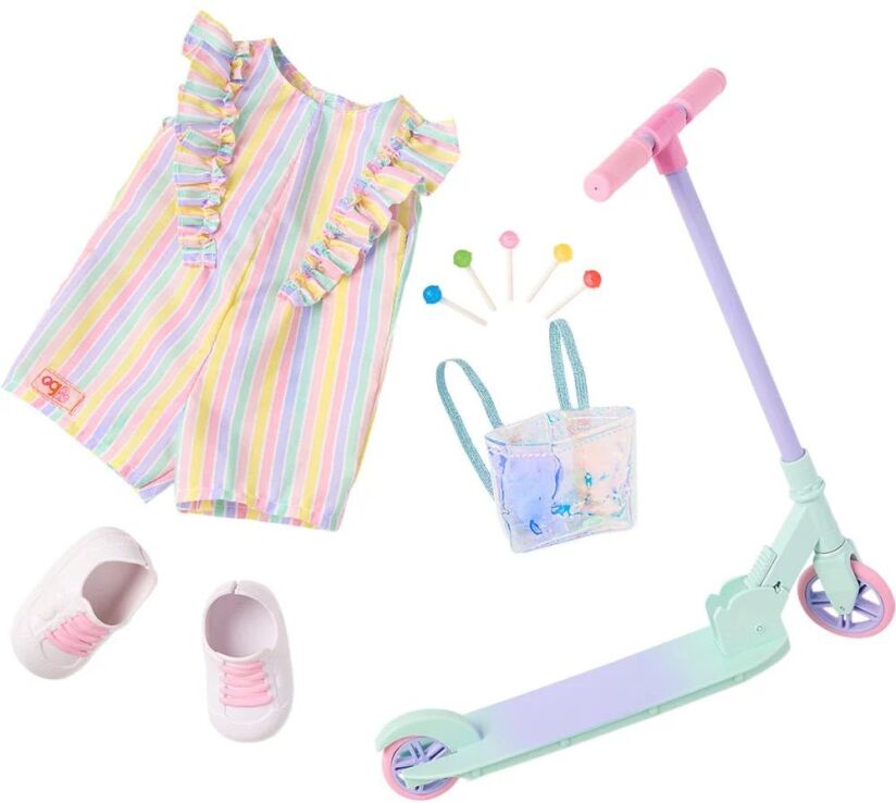 Our Generation Ενδυμασία Deluxe Scooter With Lollipop (BD30556Z) (0)