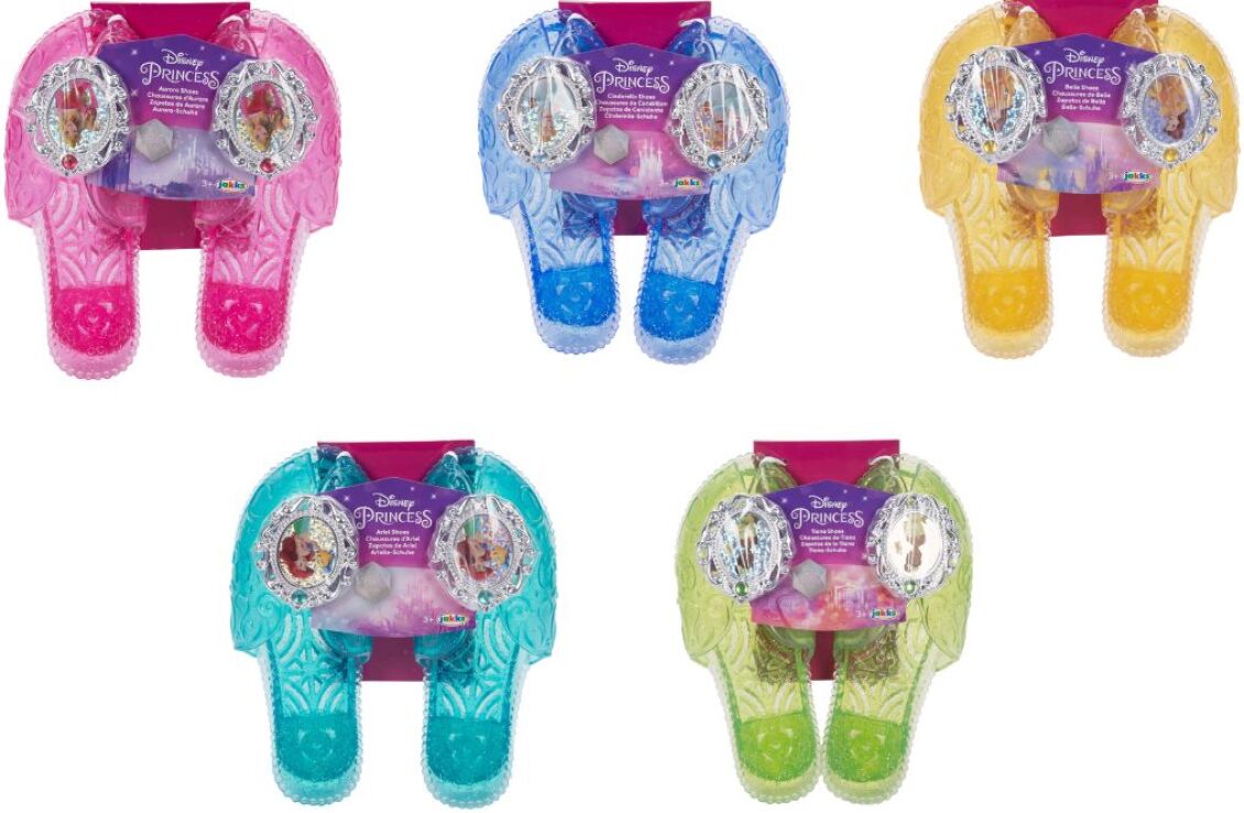 Jakks Pacific Disney Princess Shoes-6 Σχέδια (230564) (2)