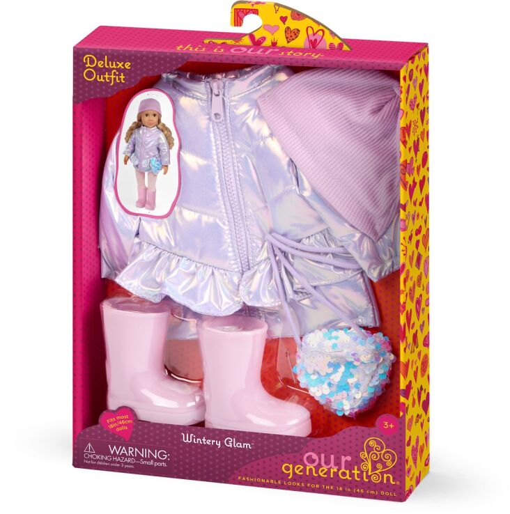 Our Generation Ενδυμασία Deluxe Winter With Heart Purse (BD30573Z) (1)