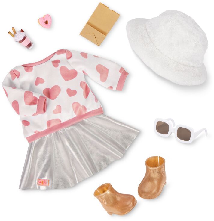 Our Generation Ενδυμασία Deluxe Top & Skirt With Heart (BD30574Z) (0)