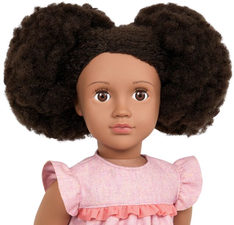 Our Generation Κούκλα Rochelle w/Pink Dress & Grey Socks (BD31402Z) (3)