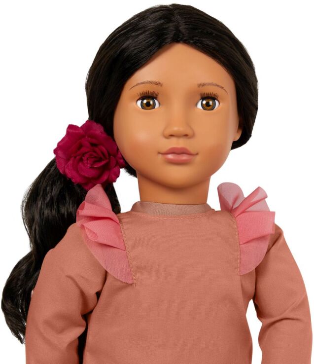 Our Generation Κούκλα Rosalia w/Rose Hair Elastic (BD31406) (3)