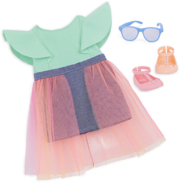 Our Generation Κούκλα Lisa With Denim & Tulle Skirt Outfit (BD31491Z) (2)