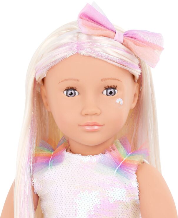 Our Generation Κούκλα Iris With Unicorn Outfit (BD31503Z) (2)