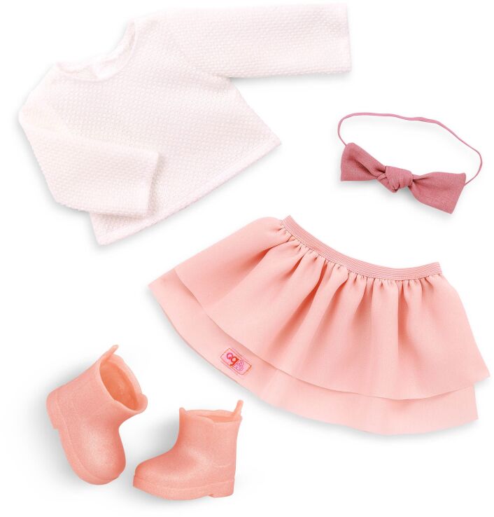 Our Generation Κούκλα Effie With Pink Frilly Skirt (BD31521Z) (2)