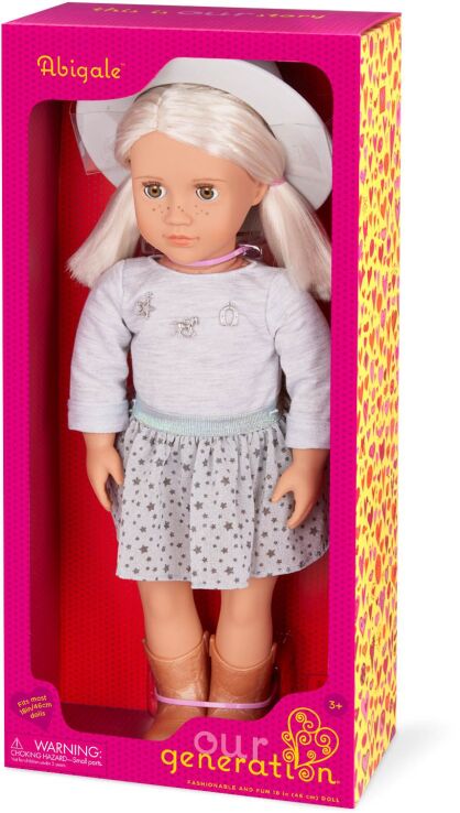 Our Generation Κούκλα Abigale With Pleated Skirt & Hat (BD31533Z) (1)