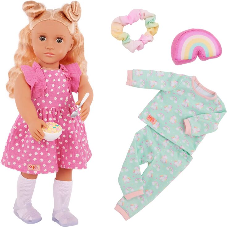 Our Generation Κούκλα Gillian With Pijama Outfit (BD31562Z) (0)