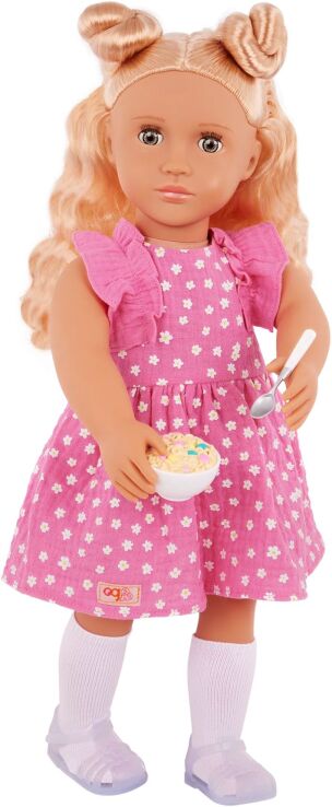 Our Generation Κούκλα Gillian With Pijama Outfit (BD31562Z) (1)