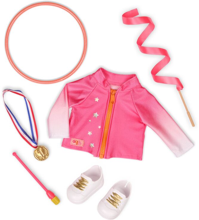Our Generation Κούκλα Indy With Gymnastics Accessories (BD31585Z) (4)