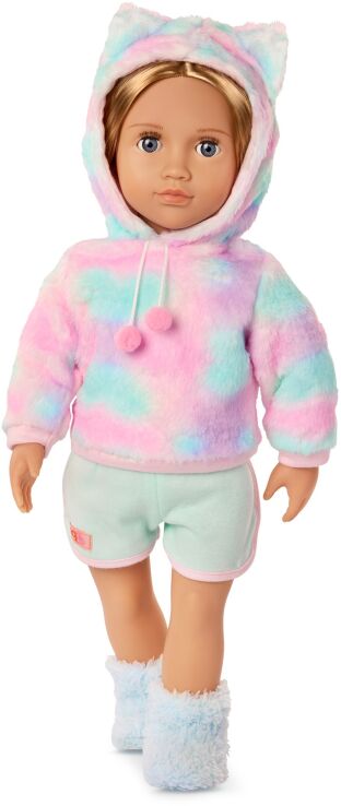 Our Generation Κούκλα Mandy With Cat Pijama (BD31592Z) (2)