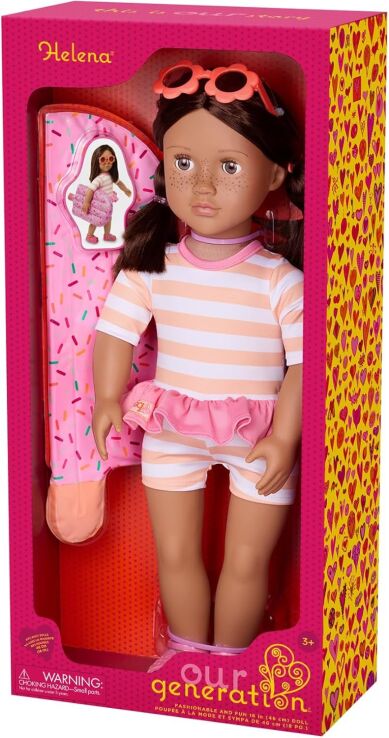 Our Generation Κούκλα Helena With Bathing Suit (BD31703Z) (1)