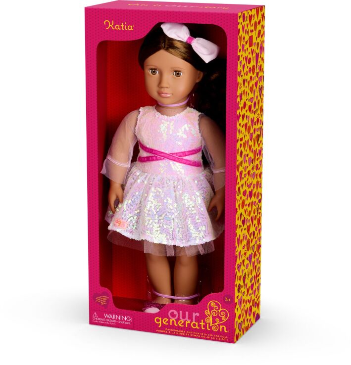 Our Generation Κούκλα Katia With Sequin Dress (BD31717Z) (1)