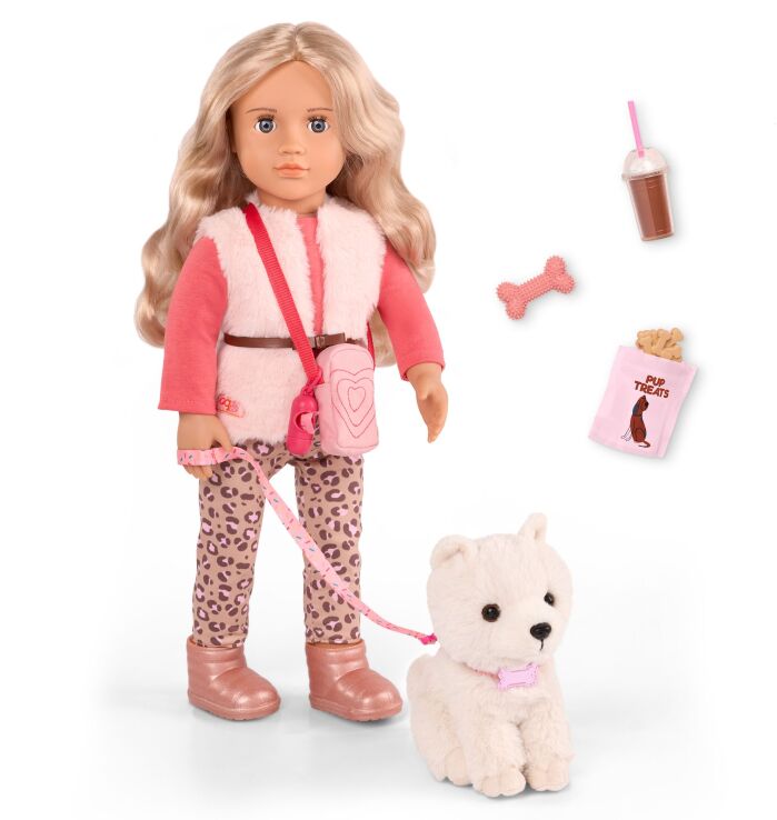 Our Generation Κούκλα Kinsley & Σκυλάκι (BD31735Z) (2)