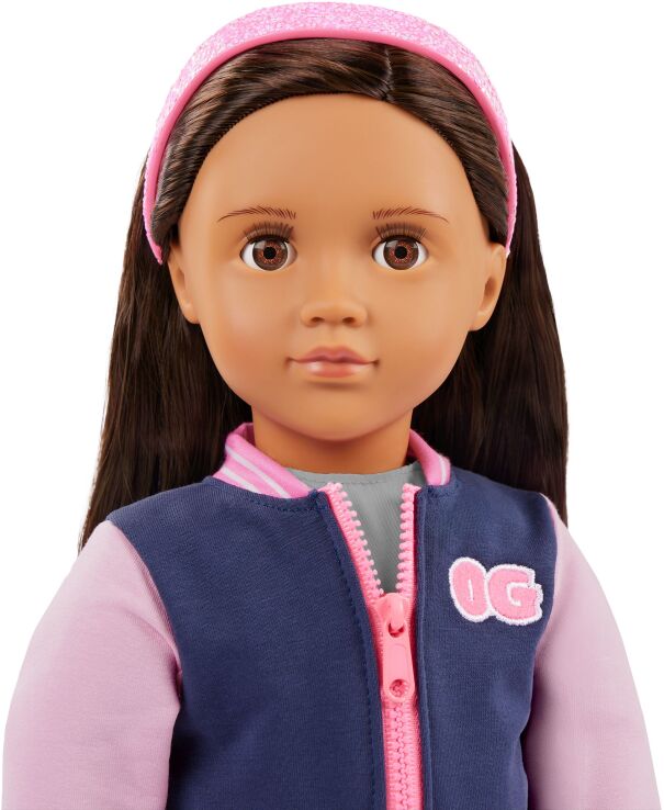 Our Generation Κούκλα Marisol With School Outfit & Bomber Jacket (BD31741Z) (3)