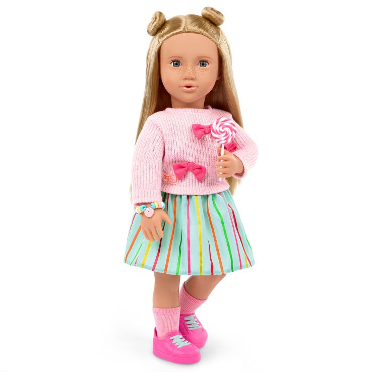 Our Generation Κούκλα Deluxe Kat With Book Candy (BD31765Z) (3)