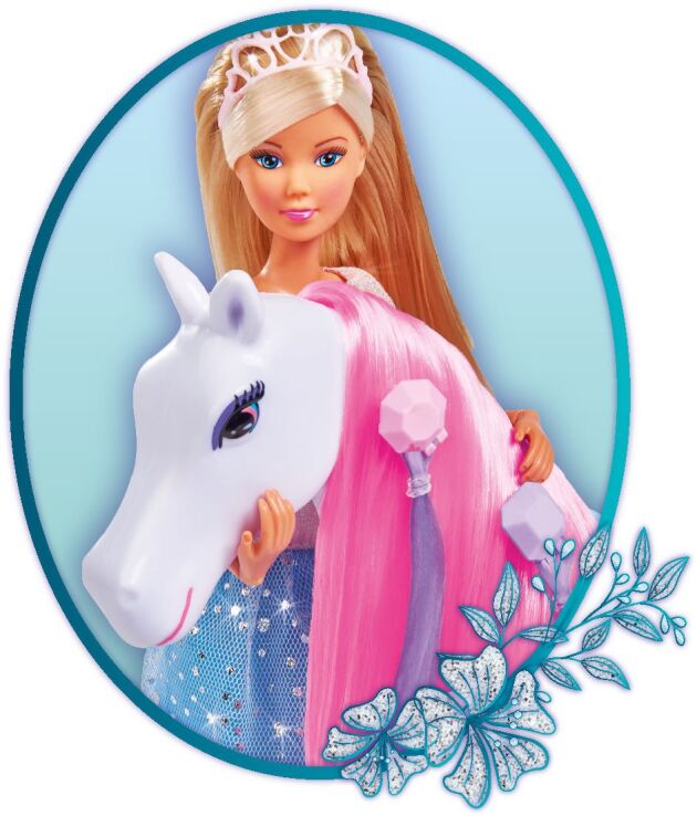Simba Steffi Love-Κούκλα 29cm Princess Και Άλογο Με Αξεσουάρ (105733519) (2)