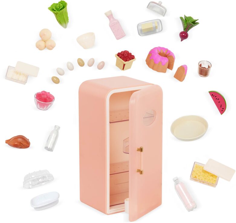 Our Generation Mini Ψυγείο With Groceries (BD35260Z) (2)