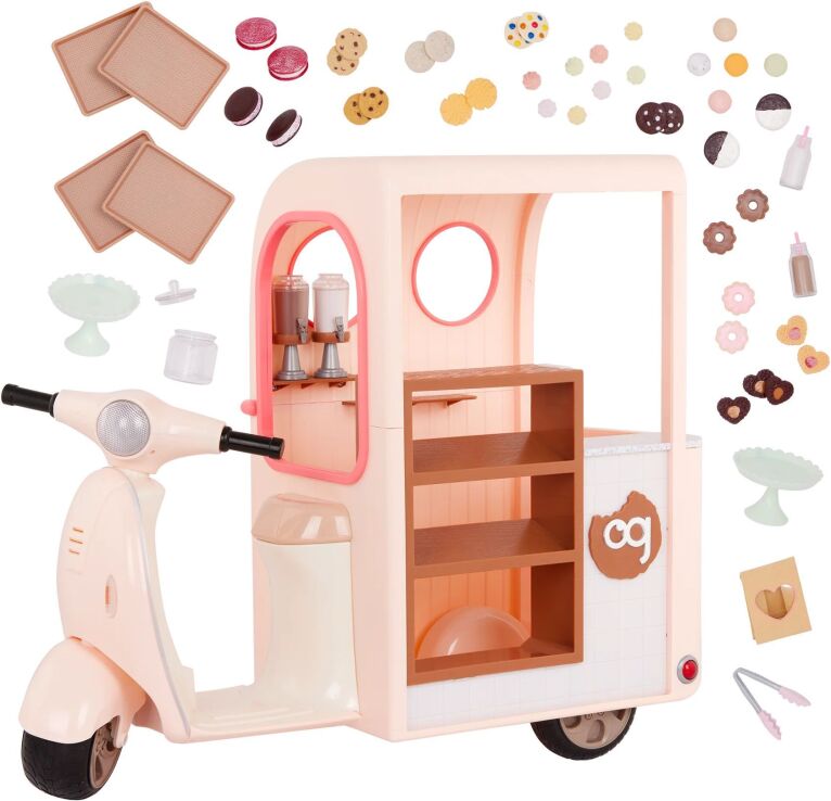 Our Generation Scooter-Cookie Truck (BD35269) (1)