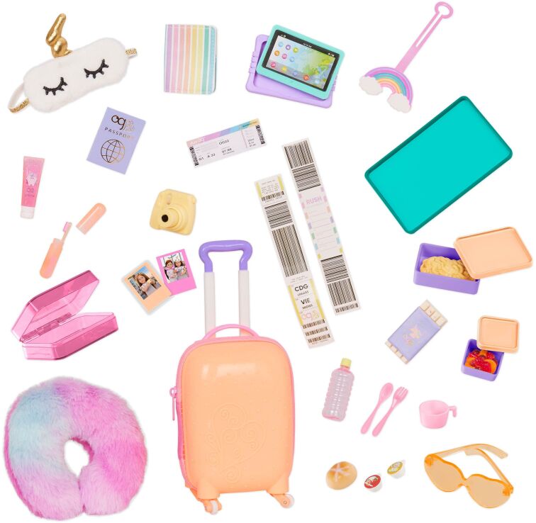 Our Generation Deluxe Σετ Rainbow Luggage (BD35345Z) (0)