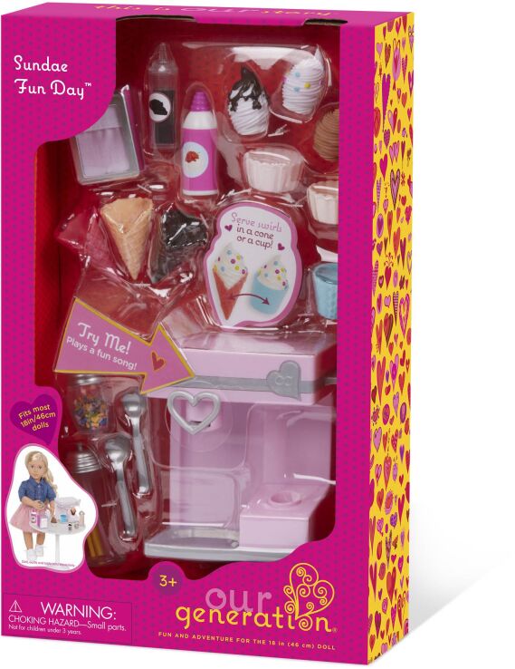 Our Generation Deluxe Σετ Ice Cream Machine (BD35357Z) (1)