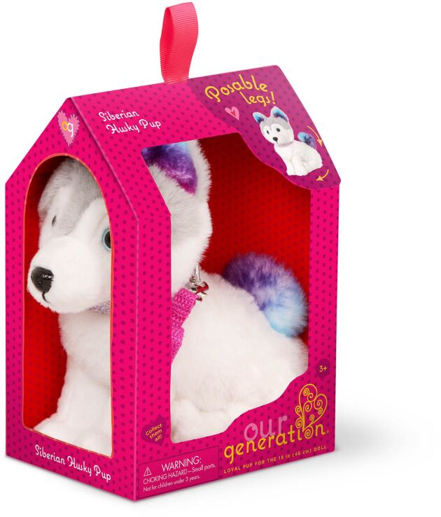 Our Generation Λούτρινο Σκυλάκι Husky Σιβηρίας 6'' (BD35372Z) (1)