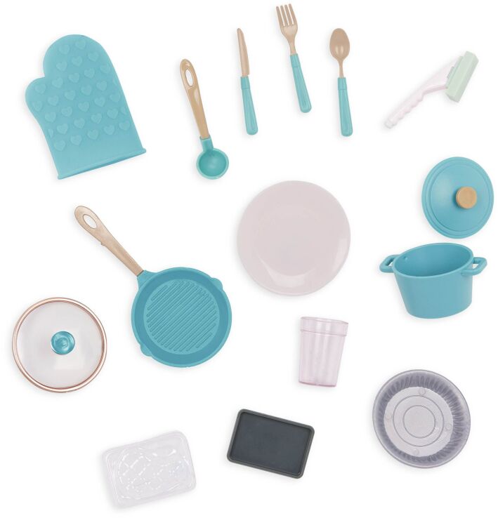 Our Generation Σετ Gourmet Kitchen With Accessories Light Pink (BD35425Z) (4)