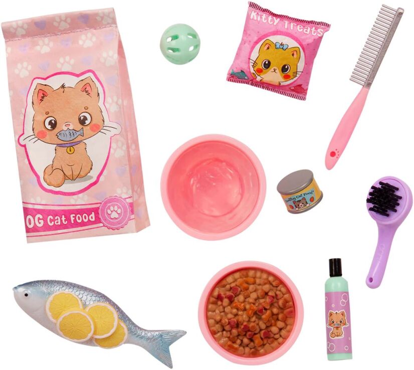 Our Generation Σετ Αξεσουάρ Γάτας Feline Fabulous (BD35442Z) (3)