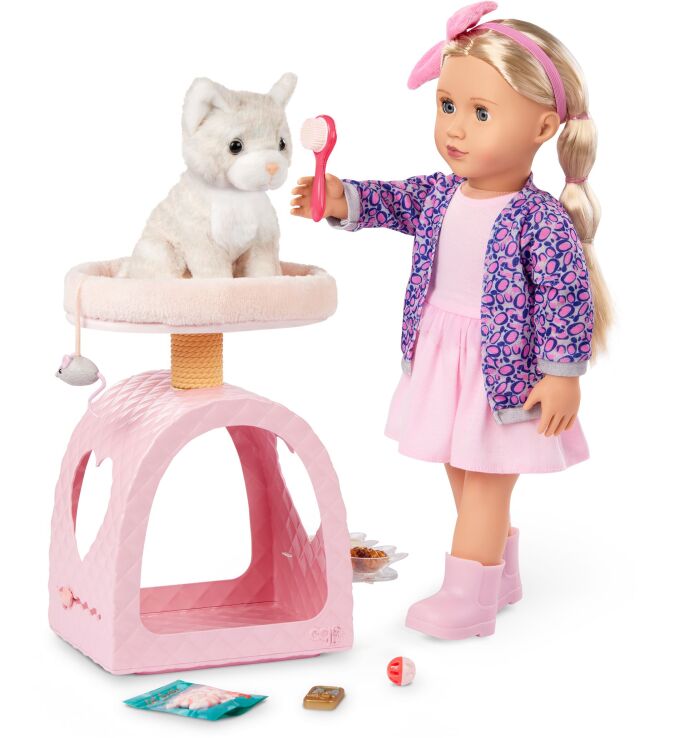 Our Generation Σετ Σπιτάκι Γάτας & Αξεσουάρ (BD35522Z) (4)