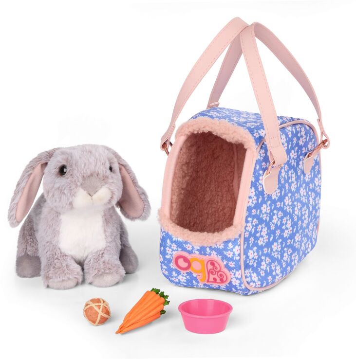 Our Generation Λούτρινο Κουνελάκι Με Τσάντα Μεταφοράς & Αξεσουάρ (BD35563Z) (4)