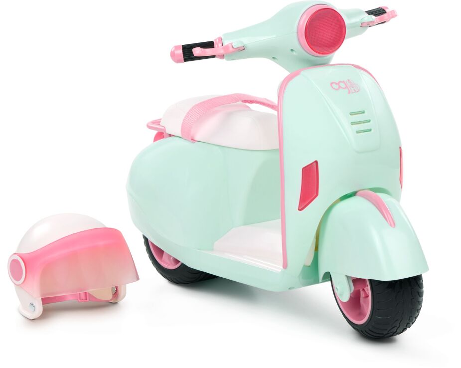 Our Generation Scooter With helmet Light Aqua (BD35585Z) (0)