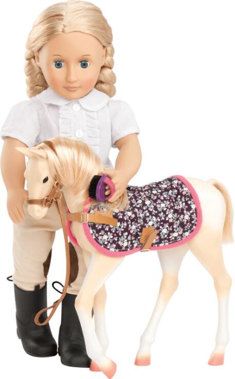 Our Generation Σετ Πουλάρι Palomino & Αξεσουάρ (BD38012Z) (3)