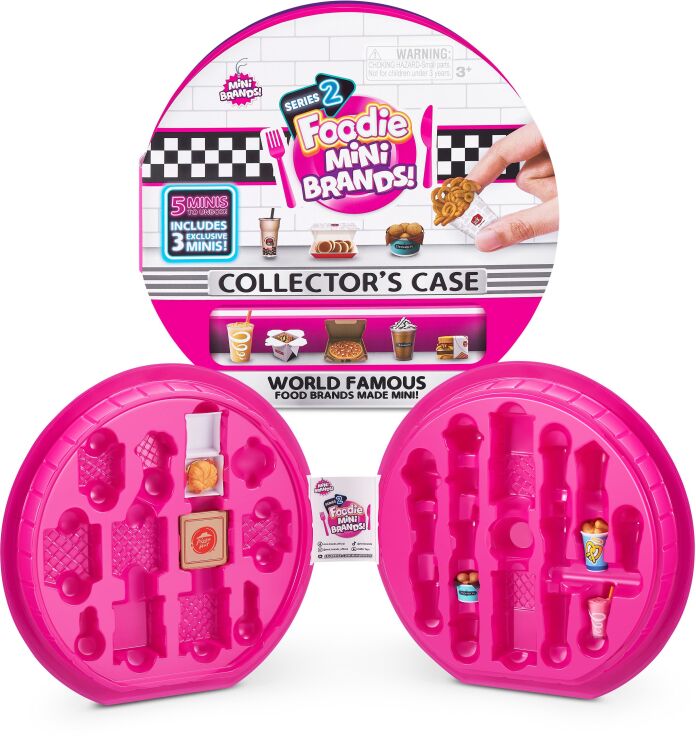 Zuru 5 Surprise Foodie Mini Brands Series Collectors Case 2-1Τμχ (77441) (1)