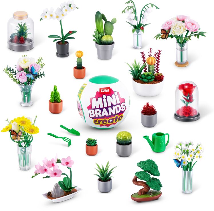 Zuru 5 Surprise Botanical Garden Mini Brands Series 1-18 Σχέδια-1Τμχ (77559) (1)