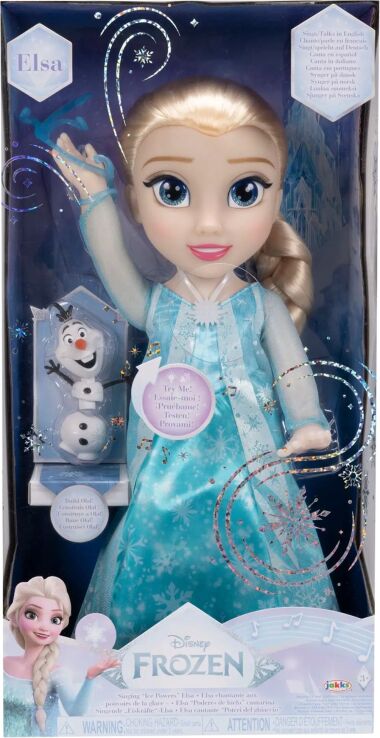 Jakks Pacific Disney Frozen Elsa Κούκλα 38cm Singing Doll (290696) (1)