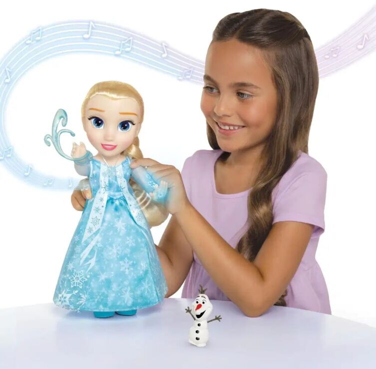 Jakks Pacific Disney Frozen Elsa Κούκλα 38cm Singing Doll (290696) (5)