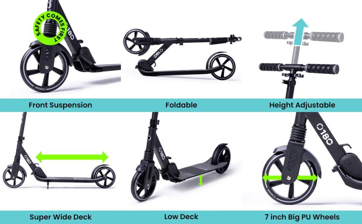 HLS Πατίνι Aero B (A180-BLACK) (5)