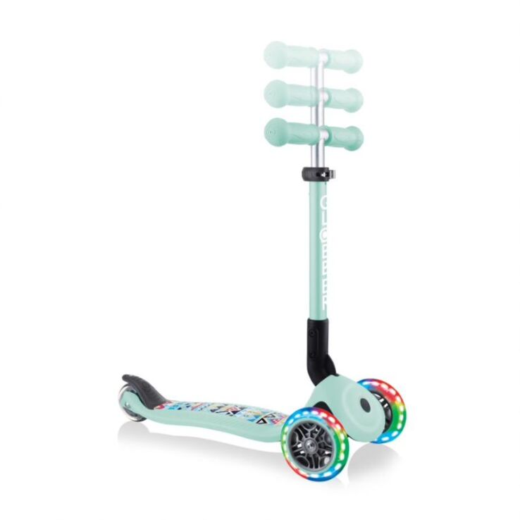 Globber Scooter Junior Foldable Fantasy Lights Tribal Mint (433-206) (1)