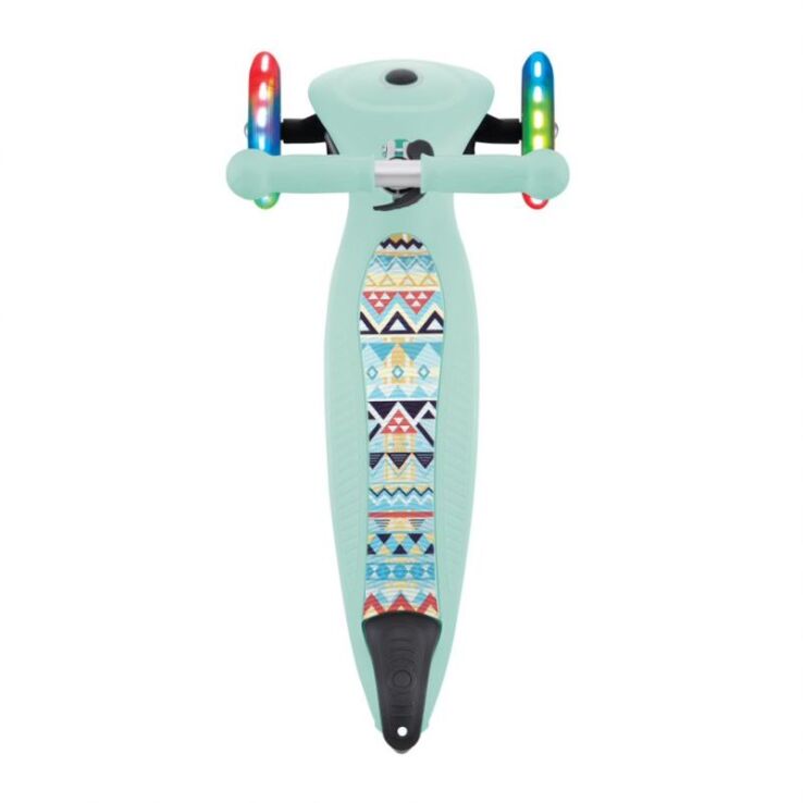 Globber Scooter Junior Foldable Fantasy Lights Tribal Mint (433-206) (5)