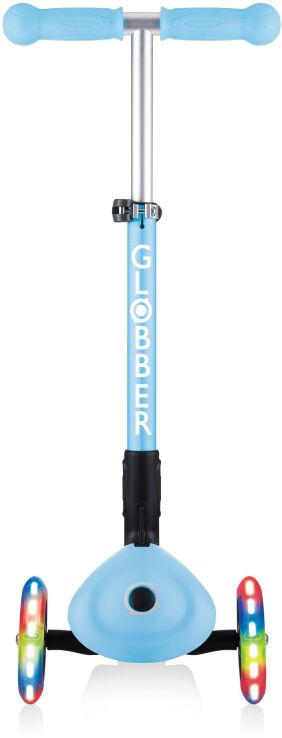Globber Scooter Junior Foldable Fantasy Lights Flowers Pastel Blue (433-200) (1)