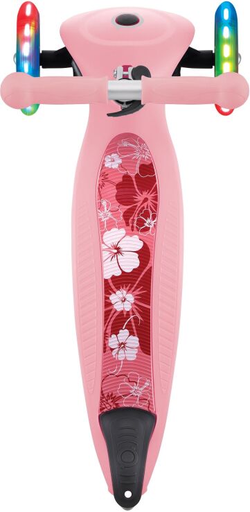 Globber Scooter Junior Foldable Fantasy Lights Flowers Pastel Pink (433-210) (2)