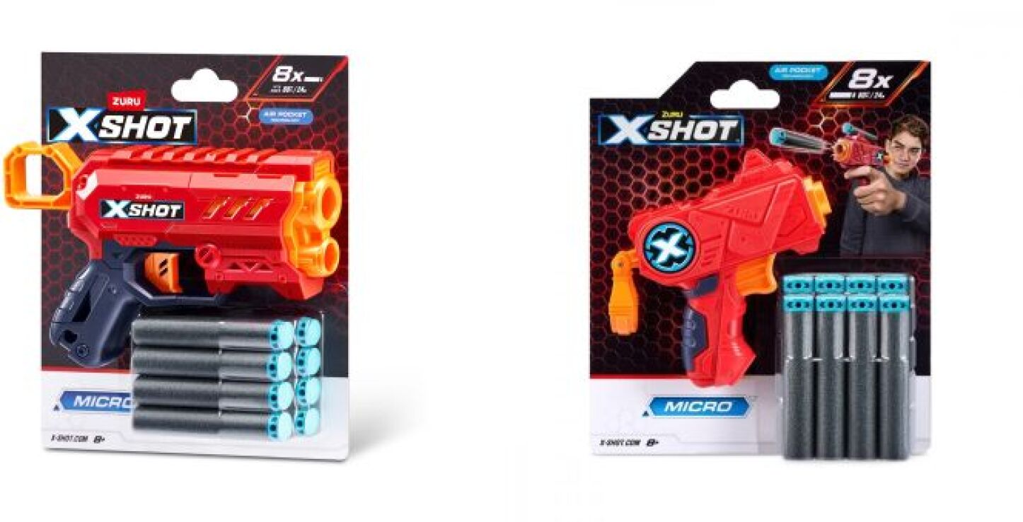 Zuru X-Shot Excel Micro Color Card-2 Σχέδια (3613TQ1) (2)