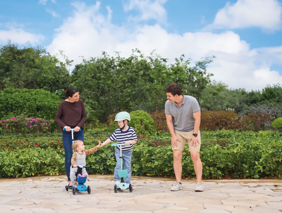 Globber Scooter Go.Up Baby Lights 360 Mint (844-206) (9)