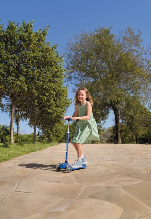 Globber Scooter Primo Plus Lights Navy Blue (442-600-4) (7)