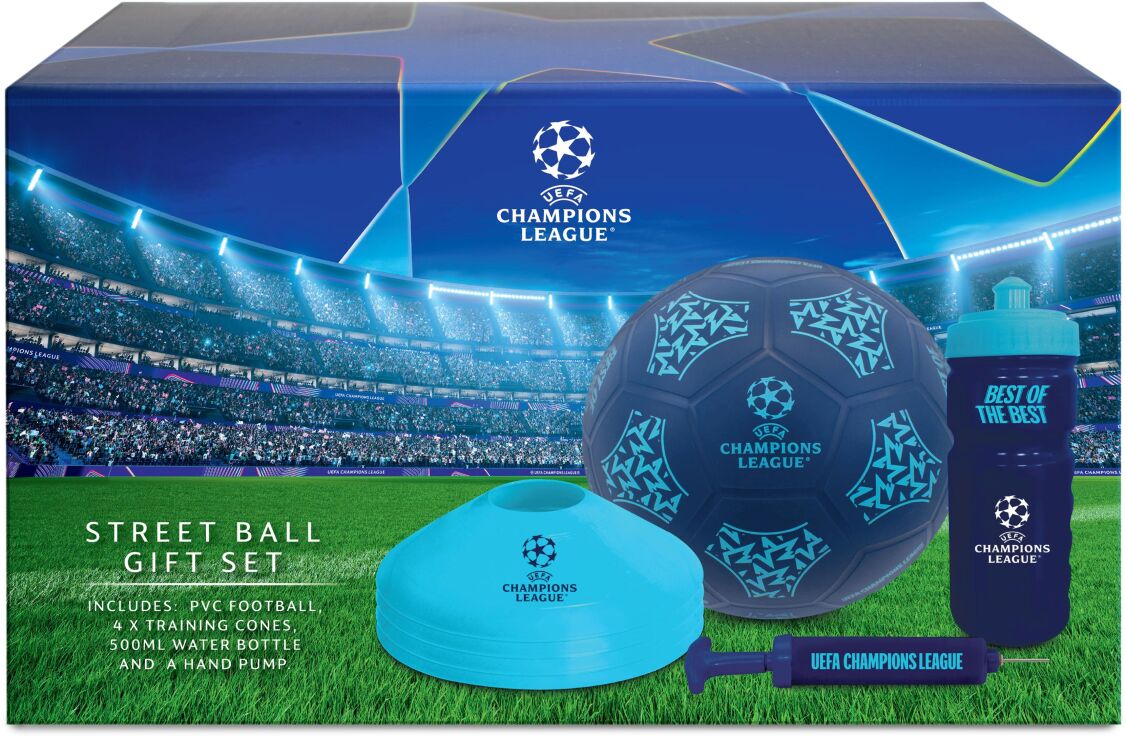 Hy-Pro UEFA Σετ Ποδοσφαίρου Street Ball Gift Set (CL06030) (1)