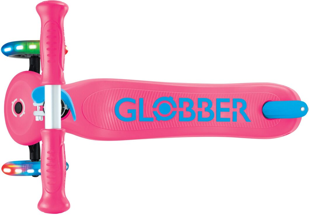 Globber Scooter Primo Plus Lights Fuchsia (442-610-4) (2)