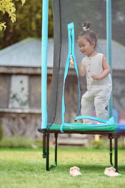 Plum Τραμπολίνο Με Δίχτυ Junior-Blue/Green (106201C82) (5)